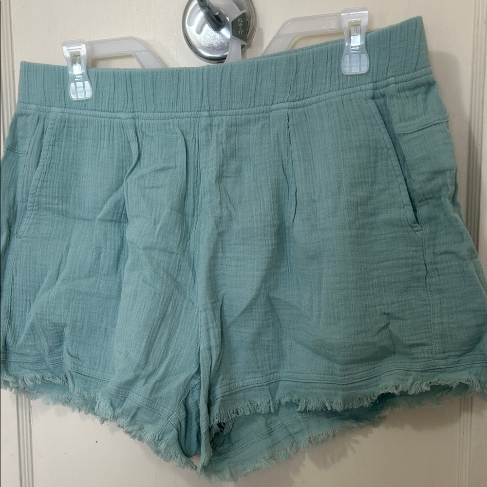 Prana hideaways organic cotton gauze shorts